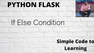 8: Python Flask Tutorial for Beginners || if else condition (Hindi)