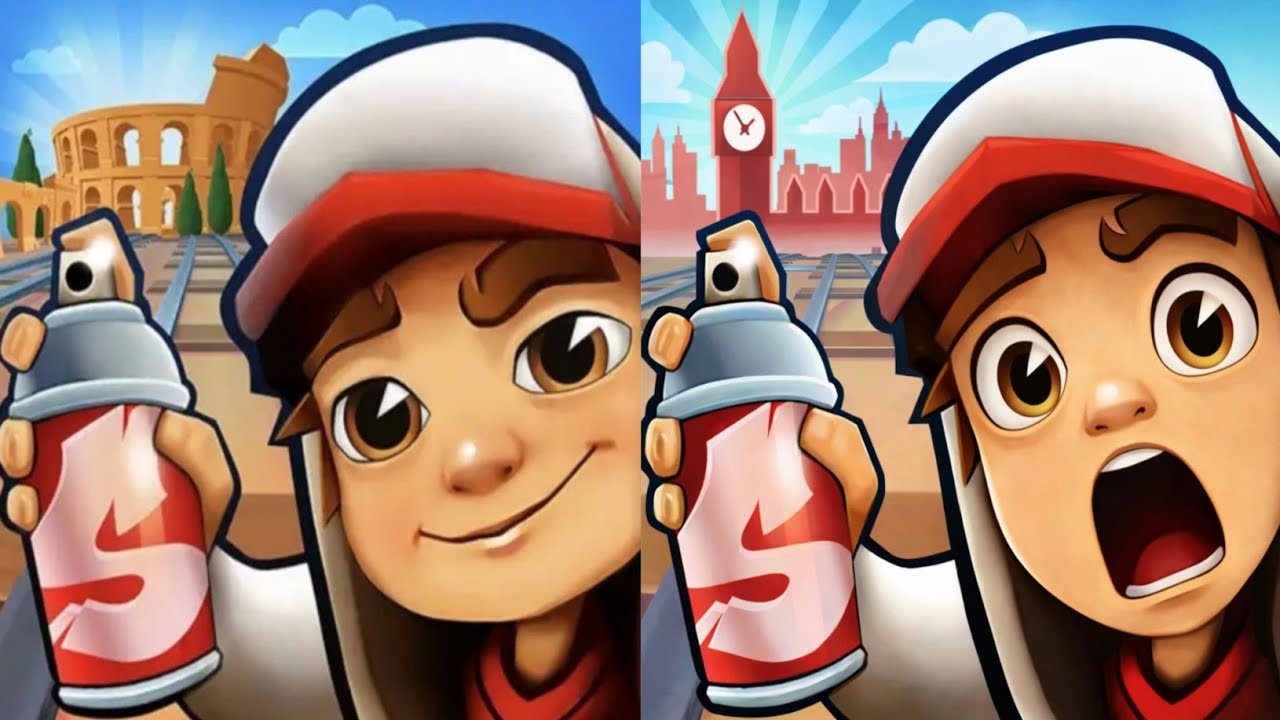Subway surfers : Rome 2026 🆚 London 2026 Map Comparison 