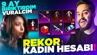 BÖYLE ŞANSLI KADIN HESABI GÖRMEDİNİZ! REKOR SANDIK BİRİKİMİ YAPMIŞ! PUBG Mobile