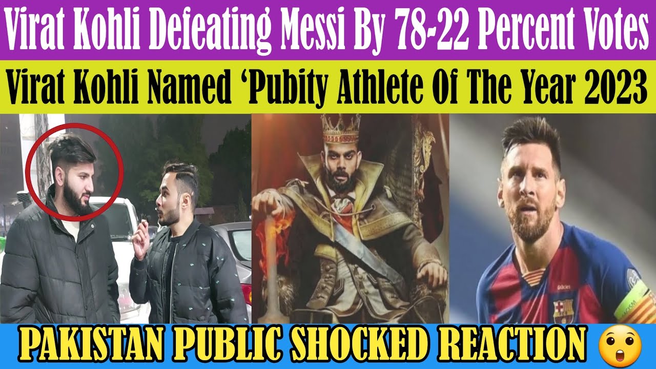 Virat Kohli Named Pubity Athlete Of The Year 2023 Defeating Lionel Messi By 7822 Percent