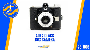 VINTAGE AGFA CLACK BOX FILM CAMERA