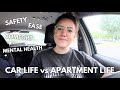 CAR LIFE VS APARTMENT LIFE - WHICH IS EASIER, SAFER, MORE COMFORTABLE? | Katie Carney