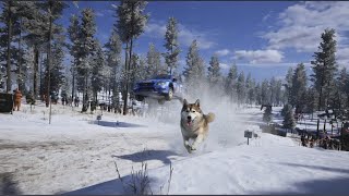 PS5 EA SPORTS WRC　最高に楽しいラリーゲーム　雪道ドリフト screenshot 1
