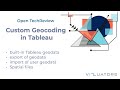 Open TechReview: Custom Geocoding In Tableau