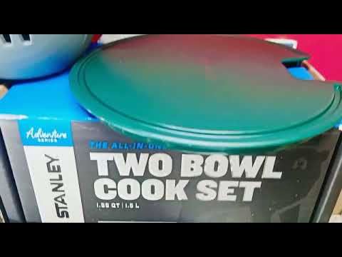 Stanley Adventure All-in-One 2 Bowl Cook Set Stainless Steel, 20oz