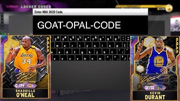 2 NEW INSANE HIDDEN GOAT OPAL LOCKER CODES IN NBA 2K20 MYTEAM THAT YOU DON