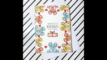 Happy Birthday Card feat. Neat and Tangled Happiest Birthday Set