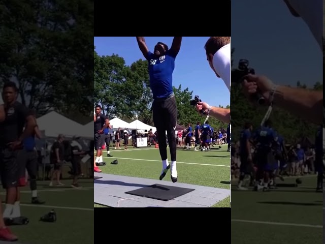 He literally floated! 47” vertical 🤯 class=
