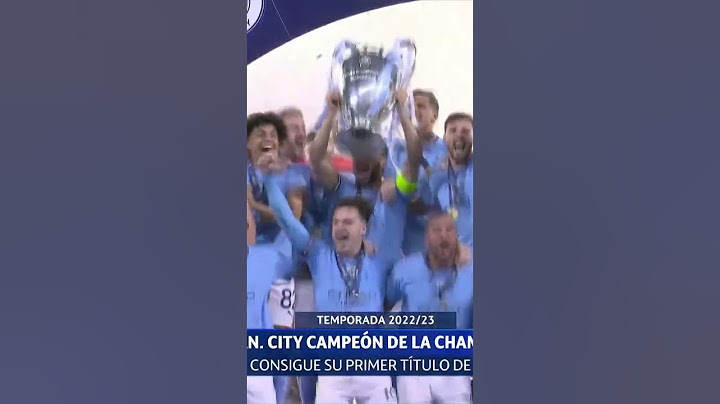 ¡EUROPA SE VISTE DE AZUL! 🔵🏆 ¡Manchester City es campeón! #futbol #viral #championsleague