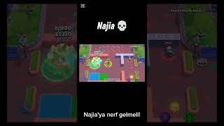 najia hiperine bence nerf gelmeli! #brawlstars #ytdayibenionecikarnolur #brawlstarsshorts  #shorts