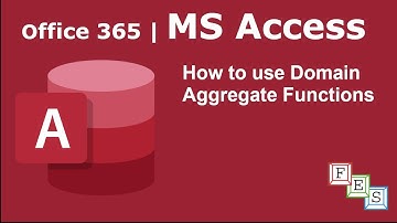 How to use Domain Aggregate Functions in MS Access - Office 365