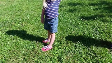 Flying June Bug on a string