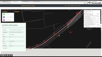 Mapping accidents project - Geodjango, leaflets, highcharts