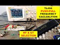 {889} TL494 oscillator frequency calculation