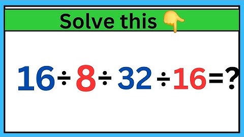 “99% People Get This Math Question Wrong! Can You Solve It Correctly?”