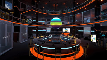 Space Night Club | Game-Ready Environment | Unity Engine (URP)