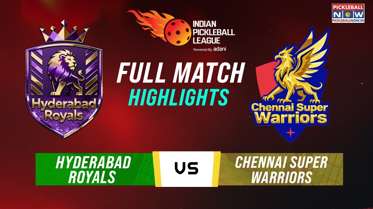 Chennai Dominate Hyderabad 4-2 | Full Match Highlight | Indian Pickleball League 2025