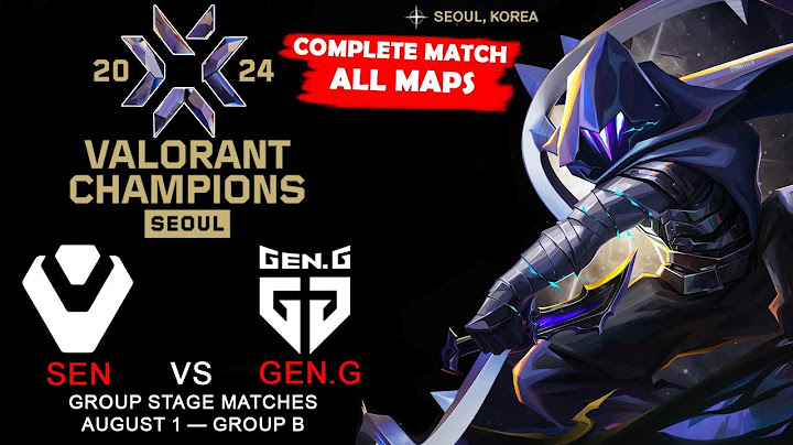 Gen.G vs Sentinels - 2024 VCT Champions Seoul - Group Stage - Day 1