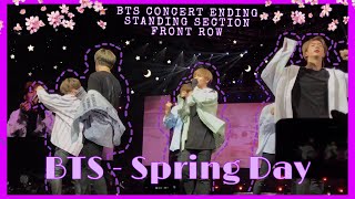 HD BTS SYDNEY WINGS TOUR 2017 - SPRING DAY ENDING Fancam