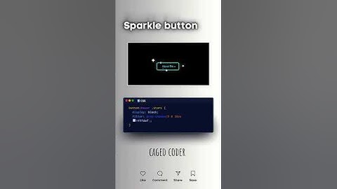 sparkle button using css #webdevelopment #html #css #htmlcss #webdesign #tutoria #coding #python