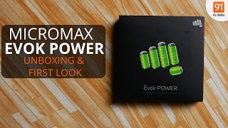 Micromax Evok Power Review Videos