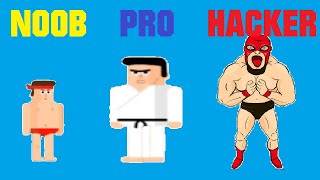 NOOB vs PRO vs HACKER - Mr Fight - Wrestling Puzzles screenshot 2