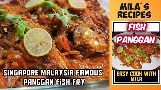 Fish Fry Curry | Singapore Malaysia Style Fish Paangan | English | easy cook with MILA #fishrecipe