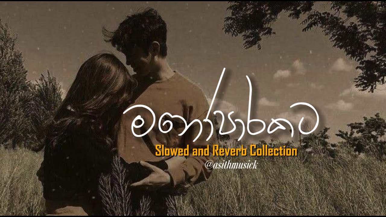 මනෝපාරකට සින්දු (slowed+reverb) | manoparakata sinhala sindu | Sinhala Songs Collection Vol : 116 😫🤍