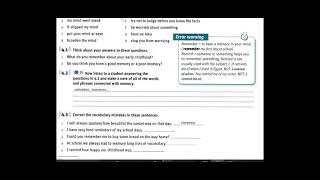 Vocabulary for IELTS Part 2b with anwser key