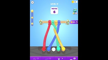 Tangle Master 3D - Level 1️⃣7️⃣ Gameplay