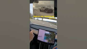 Cheapest Tesla vs Porsche Macan EV on German autobahn!