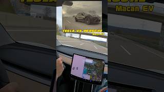 Cheapest Tesla Vs Porsche Macan Ev On German Autobahn