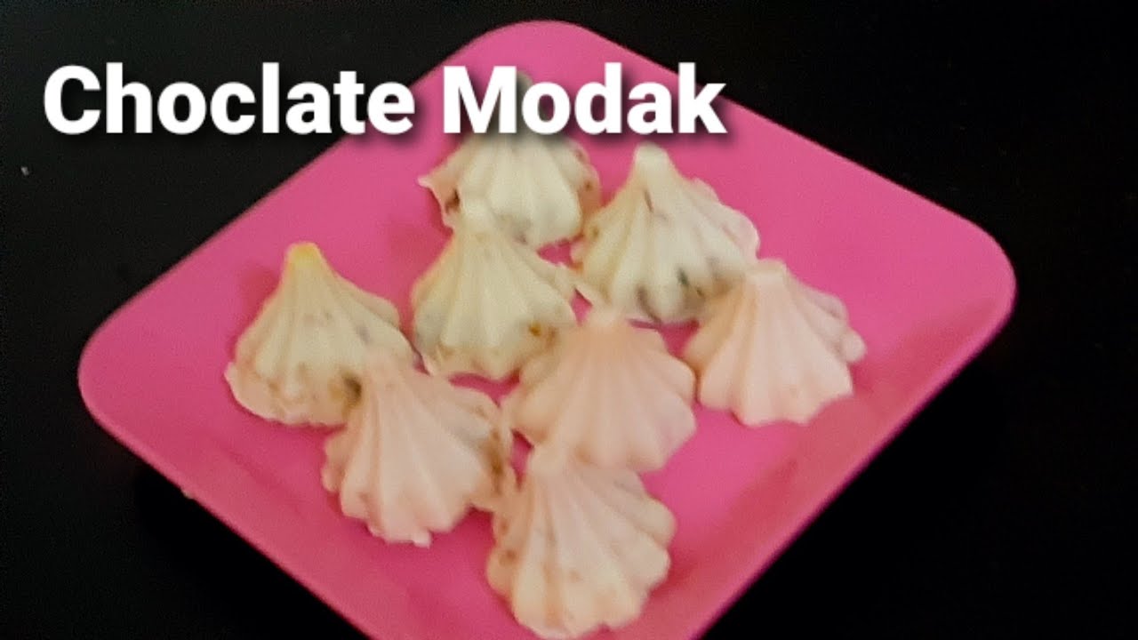Chocolate Modak Recipe | White Chocolate Recipe |
