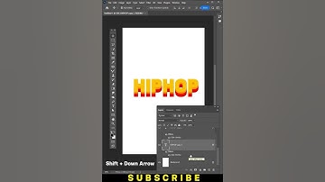 Text effect in photoshop Tutorial #shorts #photoshop #photoshoptricks