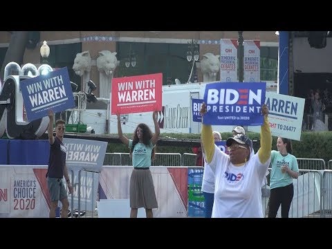 cgtn chinois US farmers anticipate second round of Democratic debate in Michigan