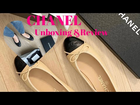 CHANELバレリーナ2足比較🩰シャネルバレエシューズUnboxing/お手入れ方法まで💁♀️レビュー/フラットシューズ/おすすめ/ブランド