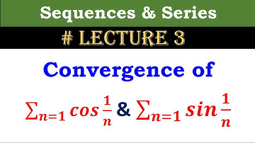 Series sin(1/n) diverges and cos(1/n) diverges (with geometrical approach)