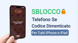 Sbloccare iPhone Senza Codice | Password di iPad dimenticata 2024 screenshot 5