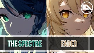 [Nightcore]→The Spectre ✘ Faded←[Mashup Versus] (Alan Walker Switching Vocals)