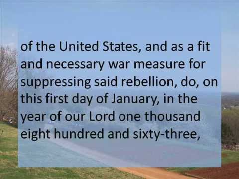 To Celebrate Juneteenth, Listen To A Reading Of The Emancipation ...