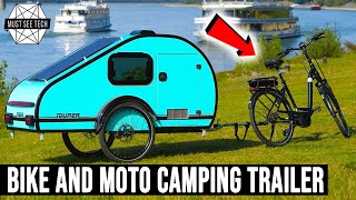 Top 10 Bicycle Campers and Motorcycle Caravan Trailers for Lightweight Travels