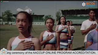 AACCUP Online Program Accreditation to Bicol University - Opening | April 26, 2021