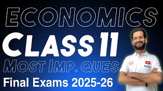 Class 11 Economics | Most important questions | Microeconomics class 11 | Final exam 2026