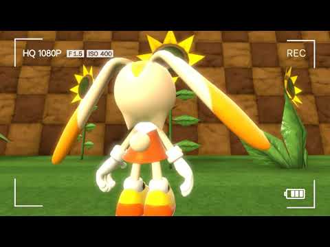 Cameraman Spying Cream the Rabbit Farting In Green Hill Zone