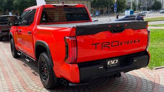 2024 Orange Toyota Tundra TRD Pro - Walkaround 4K