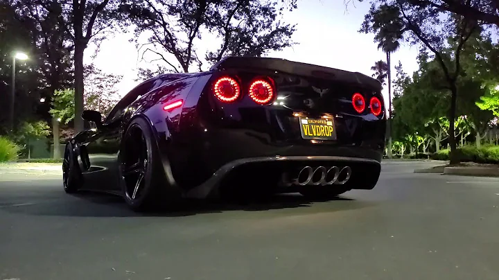 Best Sounding Stock Manifold and Cats C6 Corvette Z06 Cammed Idle and Revs with Borla Ataks