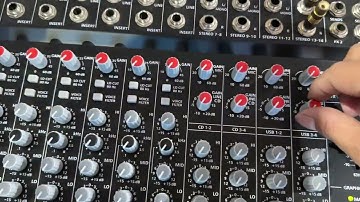 Hướng Dẫn Chỉnh Mixer Dynacord CMS 1000 (Căn bản phần 1)