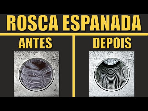 COMO REPARAR ROSCA ESPANADA NO MOTOR