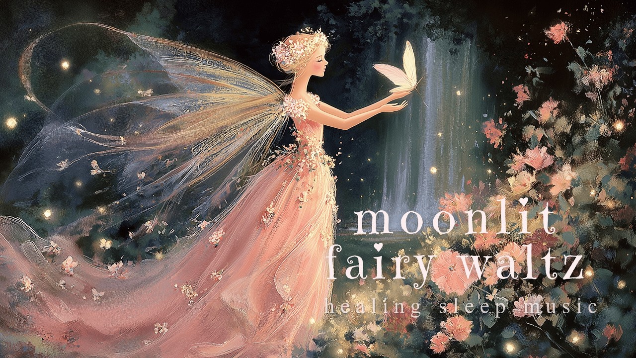 Moonlit Fairy Waltz for Deep Sleep | Magical Fantasy Garden Lullaby & Healing Music