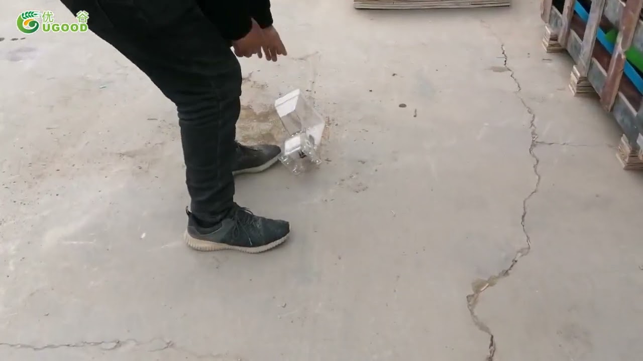 Seeds container material test